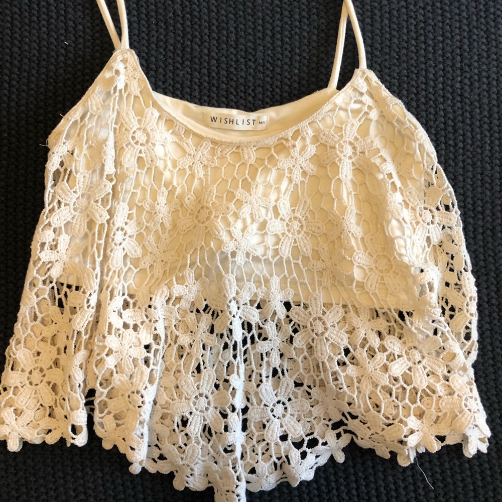 Lace tank top